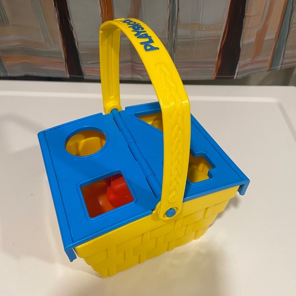 Playskool Vintage 1985-87 Basket of Fruit Shape Play set - Picture 3 of 3